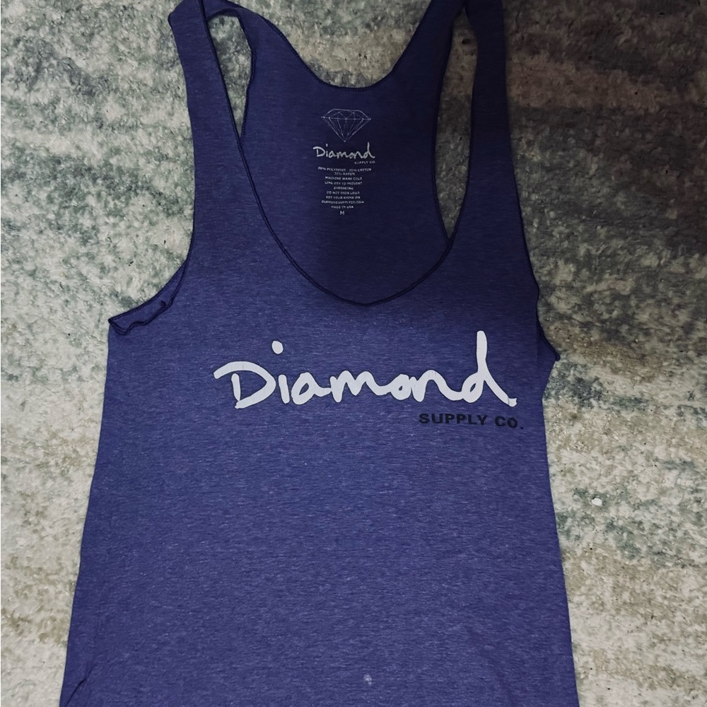 Diamond Supply Co. Women's Purple Tank Top